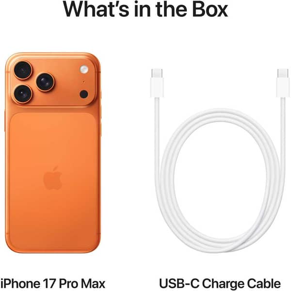 Apple iPhone 17 Pro Max (512GB) – Cosmic Orange Middle East Version with FaceTime - Image 8