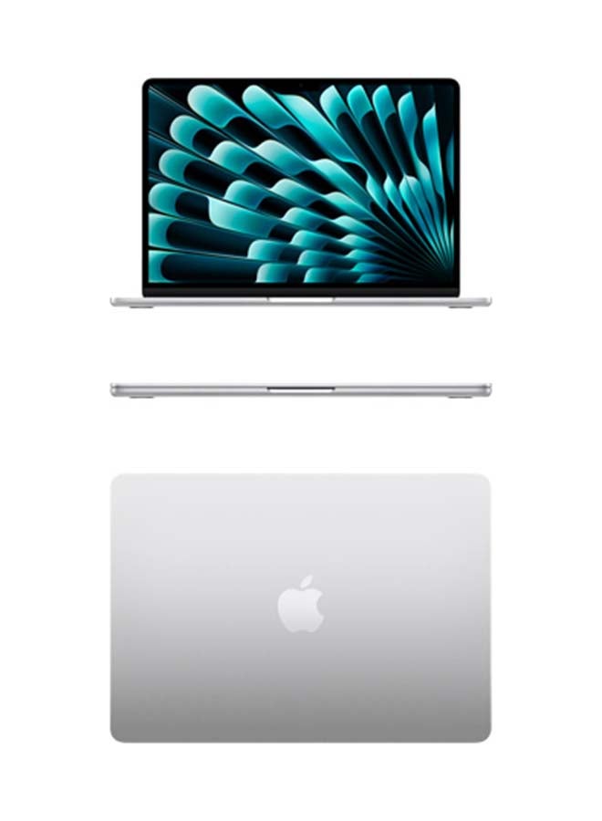 MacBook Air MC8N4 | 13.6 Inch Display | Apple M3 Chip | 8-Core CPU & 10-Core GPU | 24GB RAM | 512GB SSD | macOS | English Keyboard | Silver - Image 2