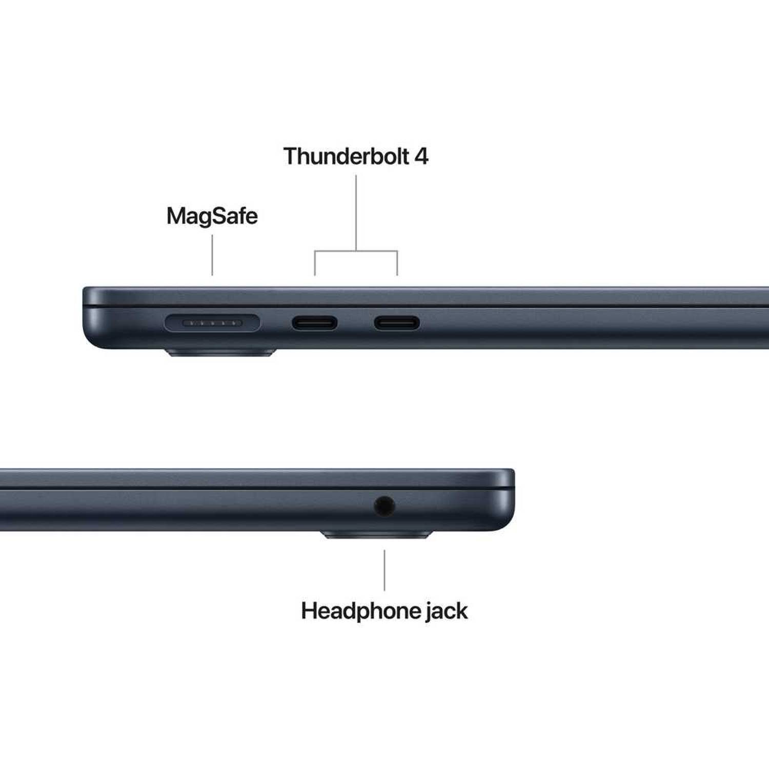 Apple MacBook Air 13-inch (2025) M4 16GB RAM 256GB SSD Midnight – English & Arabic Keyboard | Middle East Version - Image 7