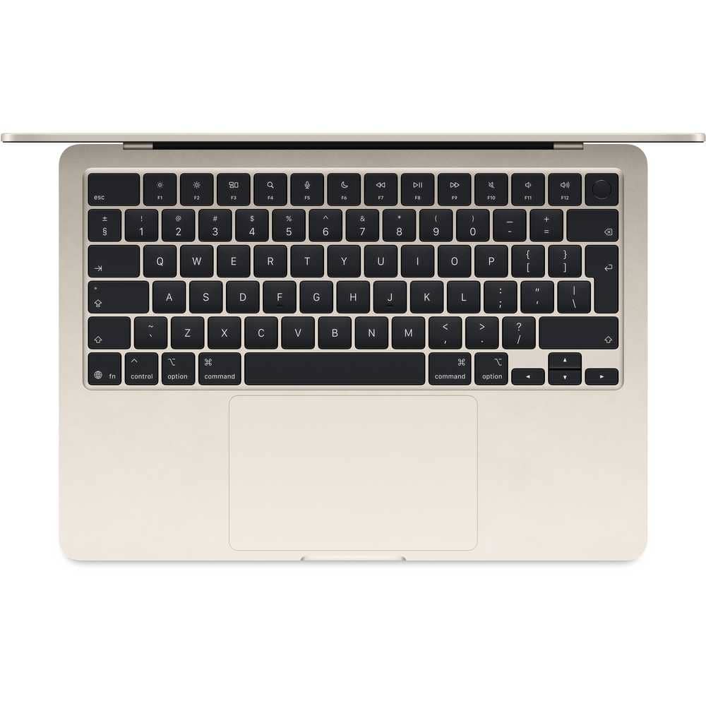 Apple MacBook Air M4 13-inch (2025) – 10-core CPU / 16GB RAM / 256GB SSD / 8-core GPU / macOS Sequoia / English & Arabic Keyboard / Starlight / Middle East Version - Image 2