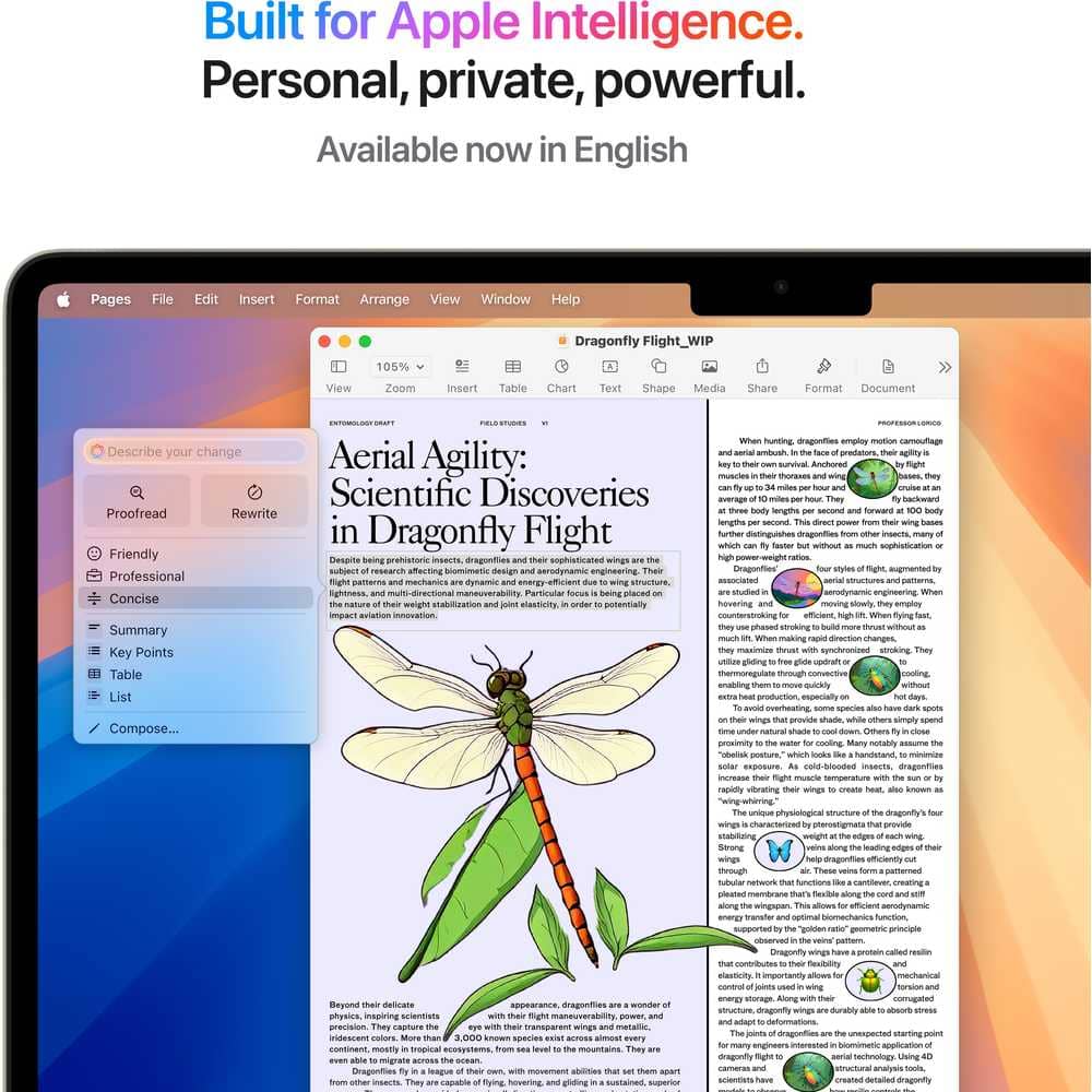 Apple MacBook Air M4 13-inch (2025) – 10-core CPU / 16GB RAM / 256GB SSD / 8-core GPU / macOS Sequoia / English & Arabic Keyboard / Starlight / Middle East Version - Image 6